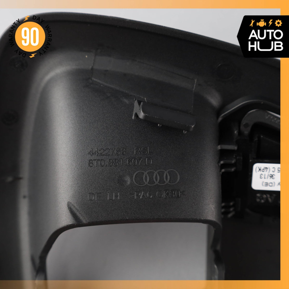 Audi S5 Front Left Driver Seat Slide Switch w/ Handle Black 8T0881607D OEM - photo 7