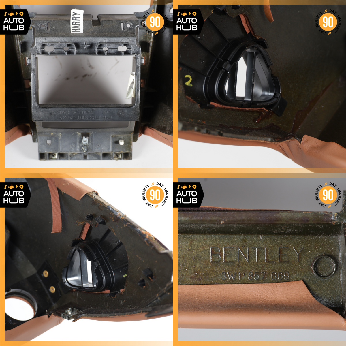 03-06 Bentley Continental GT Dashboard Panel Dash Board Brown 3W1857669N OEM 87k - photo 19