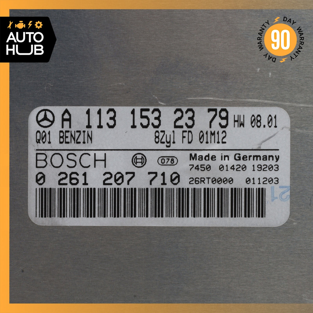 03-06 Mercedes R230 SL500 S430 ECU Engine Control Module Unit 1131531279 OEM - photo 6