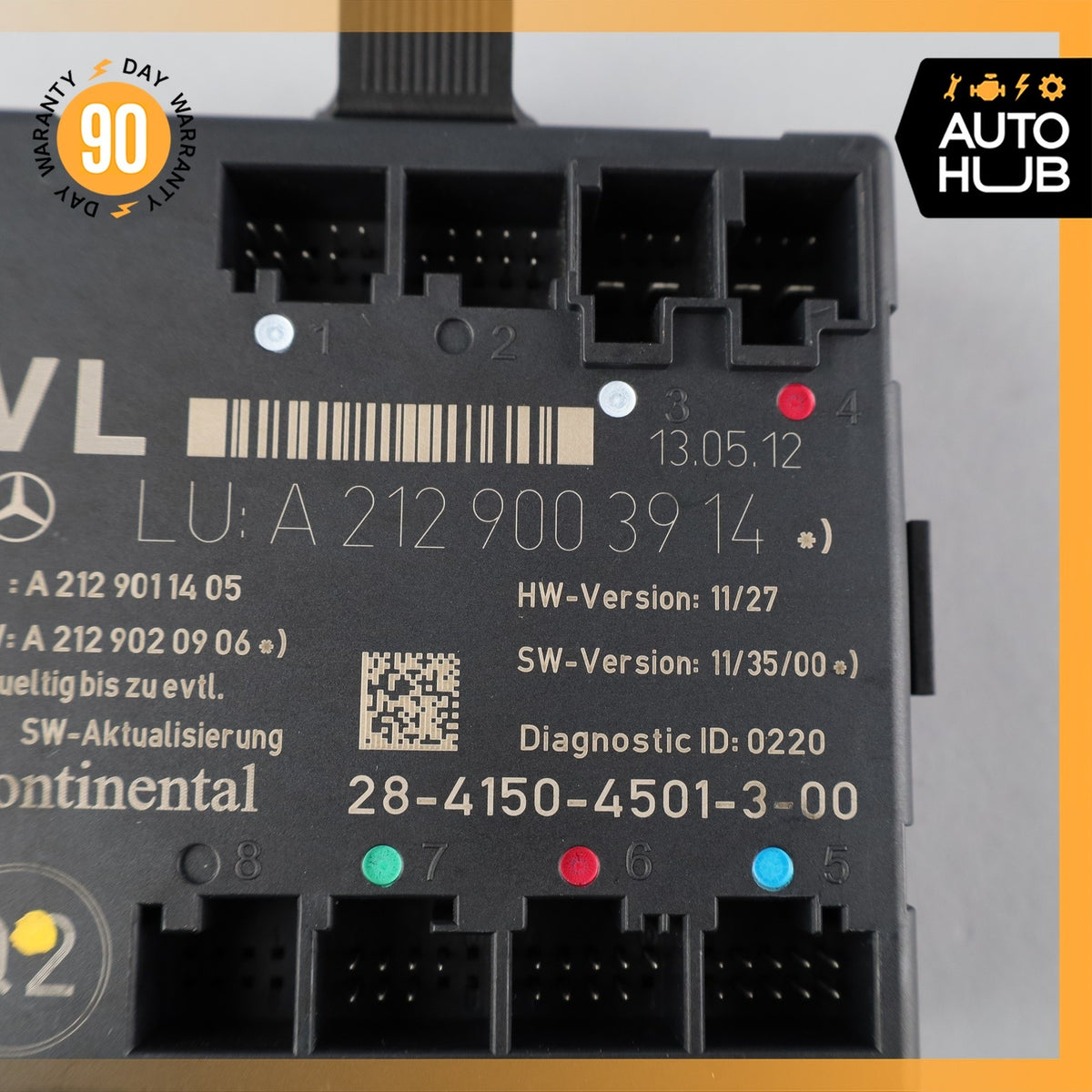 08-18 Mercedes W204 C250 CLS550 Front Left Driver Side Door Control Module OEM - photo 8