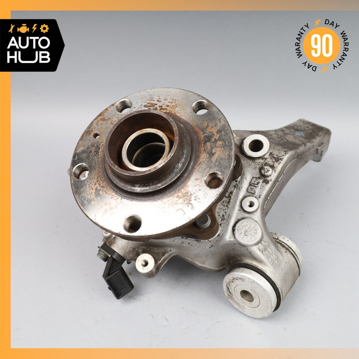 03-13 Bentley Continental GT Flying Spur Rear Left Side Spindle Knuckle Hub OEM - photo 5