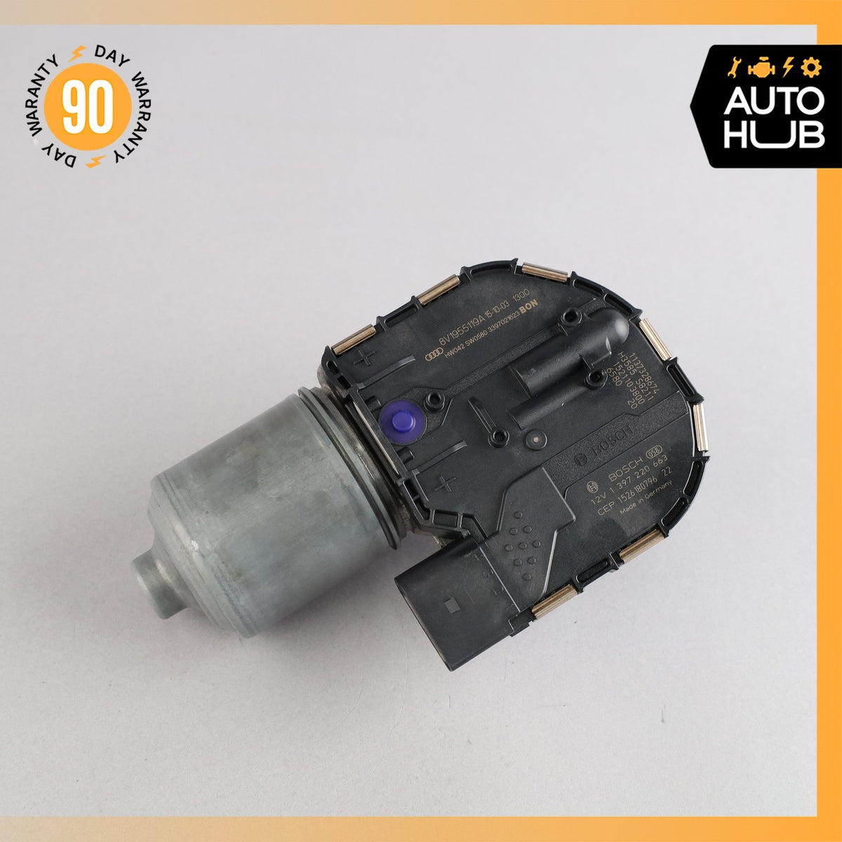 16-18 Audi 8V A3 E-Tron Windshield Washer Wiper Motor OEM - photo 2