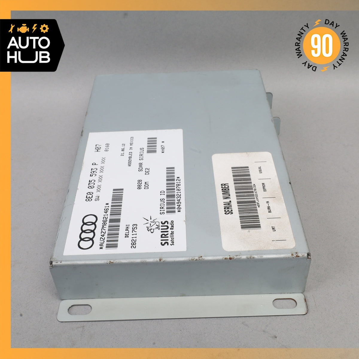 Audi 8J TT Satellite Radio Receiver 8E0035593P OEM - photo 3