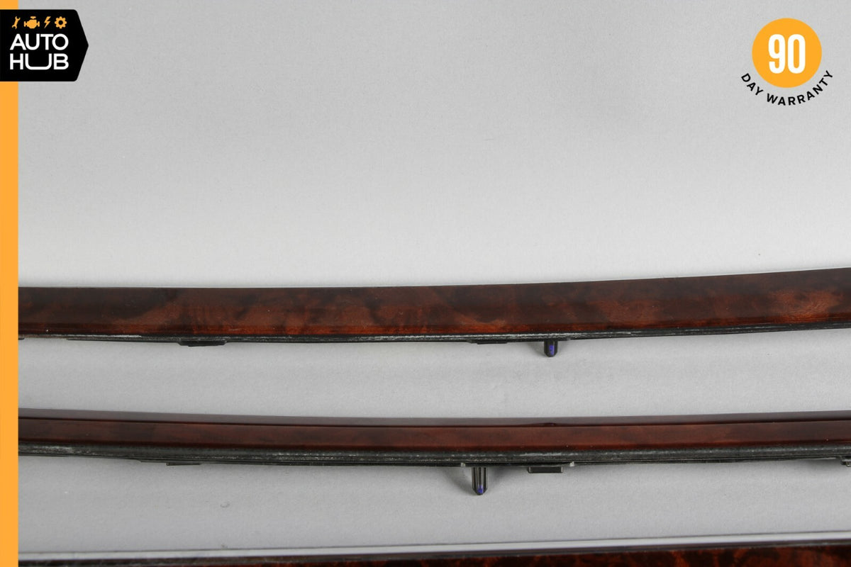 10-13 Mercedes W221 S400 S550 Door Panel Trim Set 2217205222 Wood OEM - photo 3