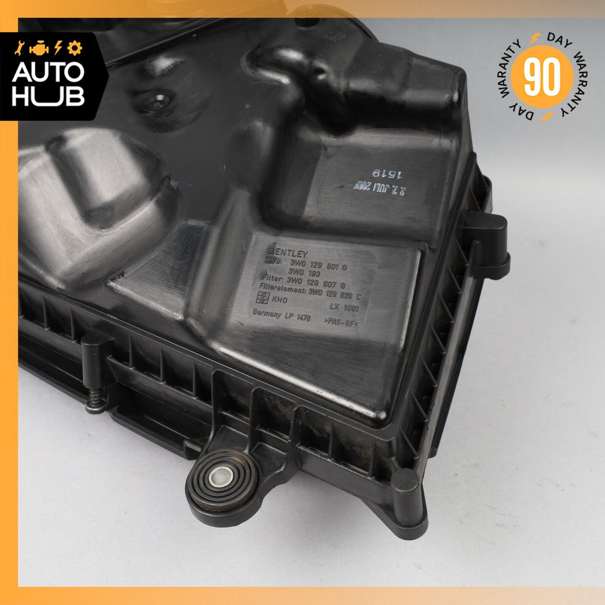 03-13 Bentley Continental Flying Spur Left Side Air Intake Cleaner Box OEM - photo 16
