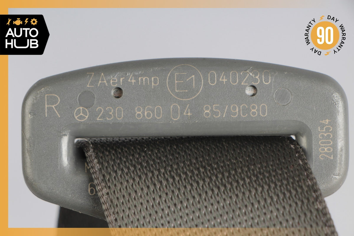 03-06 Mercedes R230 SL500 SL55 AMG Right Side Seatbelt Seat Belt Retractor OEM - photo 11