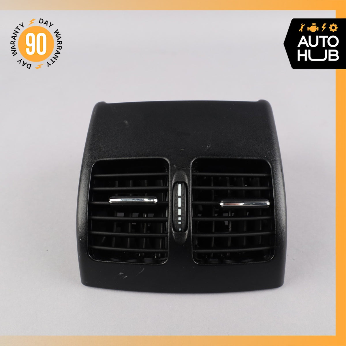 08-17 Mercedes W204 C250 E350 Rear Center Console AC Air Vent Trim Black OEM - photo 6