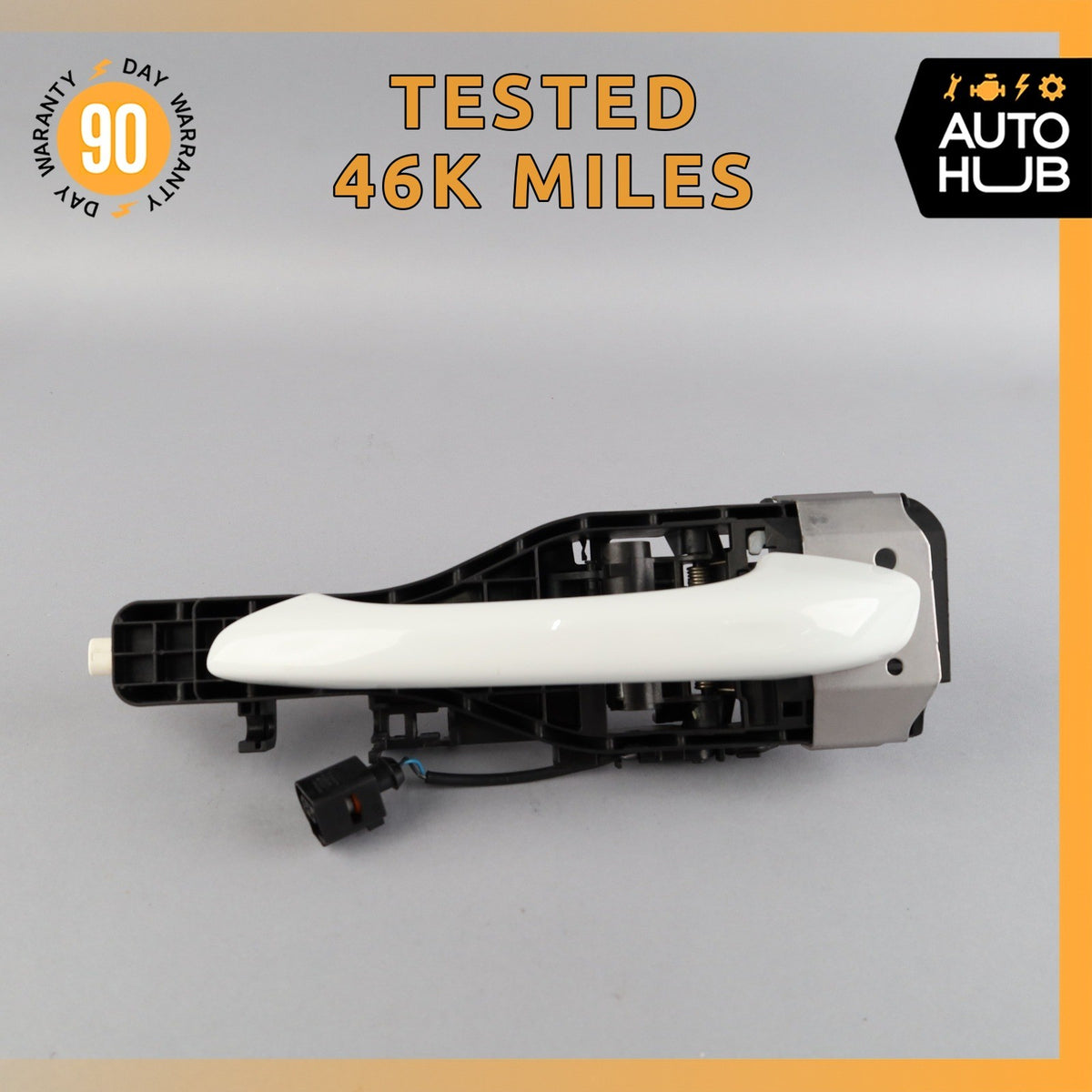 15-18 Porsche Macan 95B Front Left Exterior Door Handle White OEM 46k - photo 1