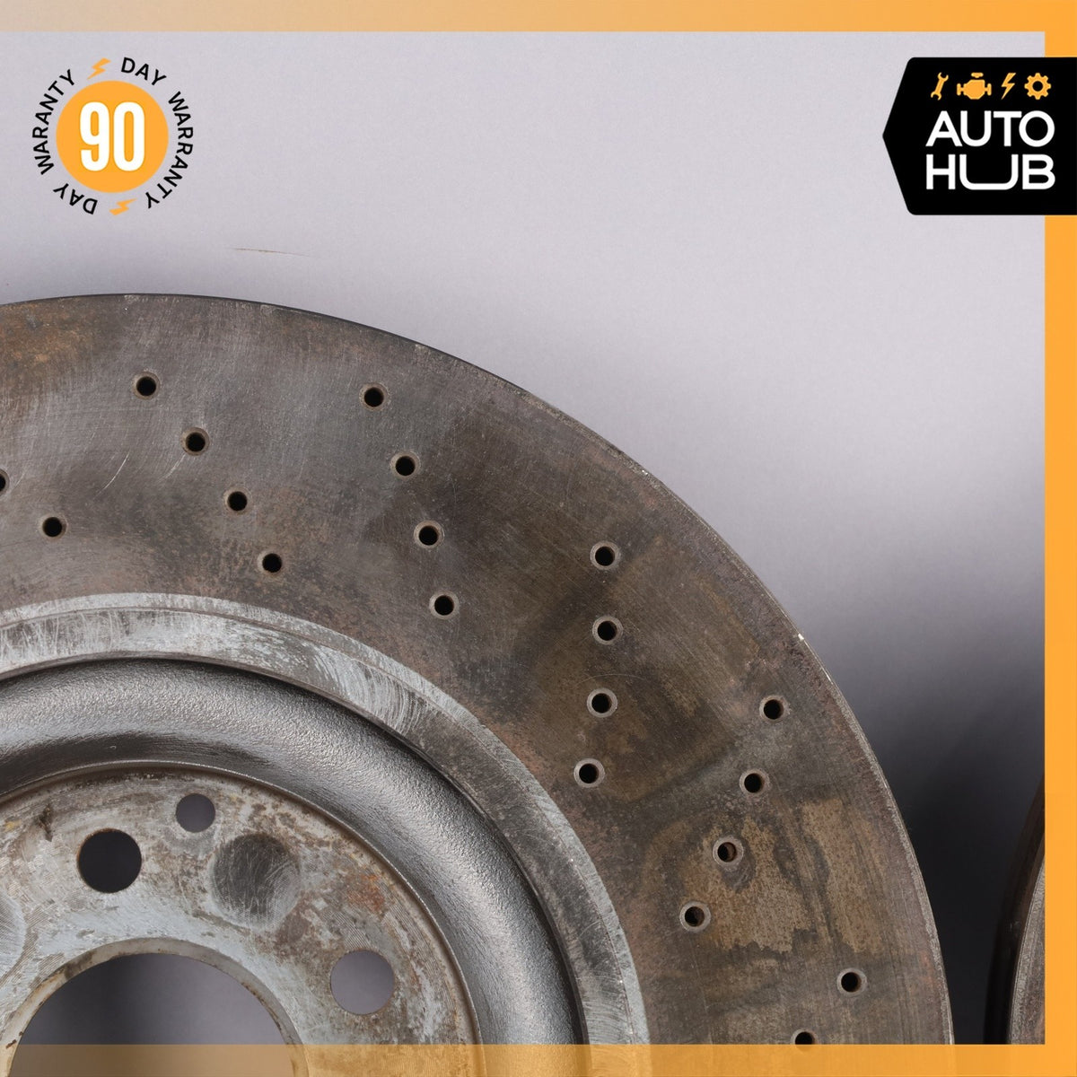 Mercedes R230 SL55 SL65 AMG SL600 CL550 Front Brake Rotors 2304210712 OEM 76k - photo 15