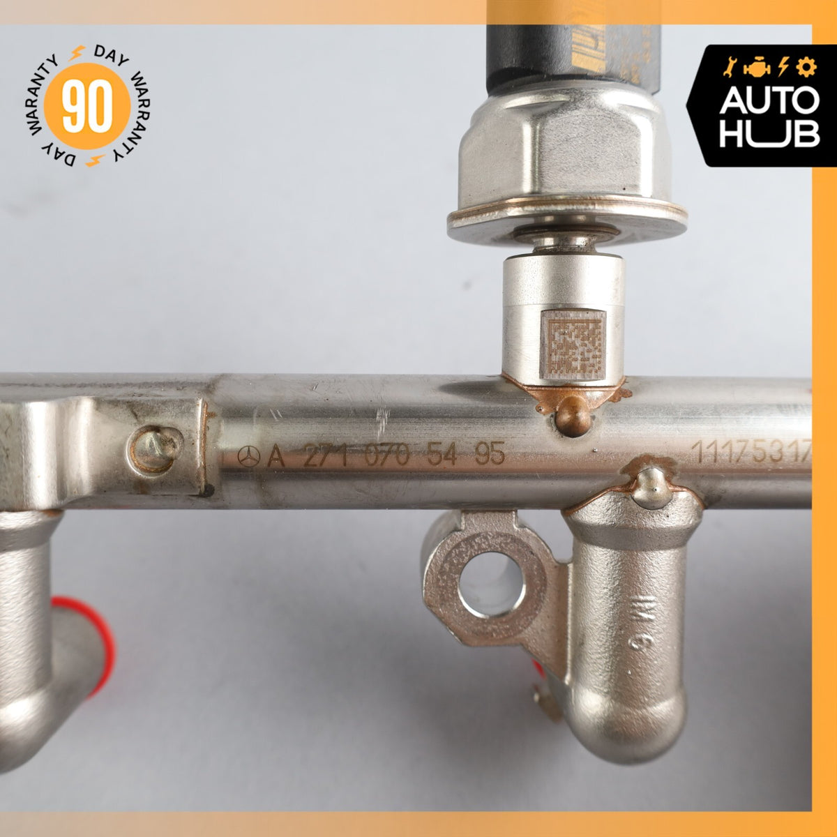 12-15 Mercedes W204 C250 SLK250 M271 Fuel Injector Rail Line 2710705495 OEM - photo 10