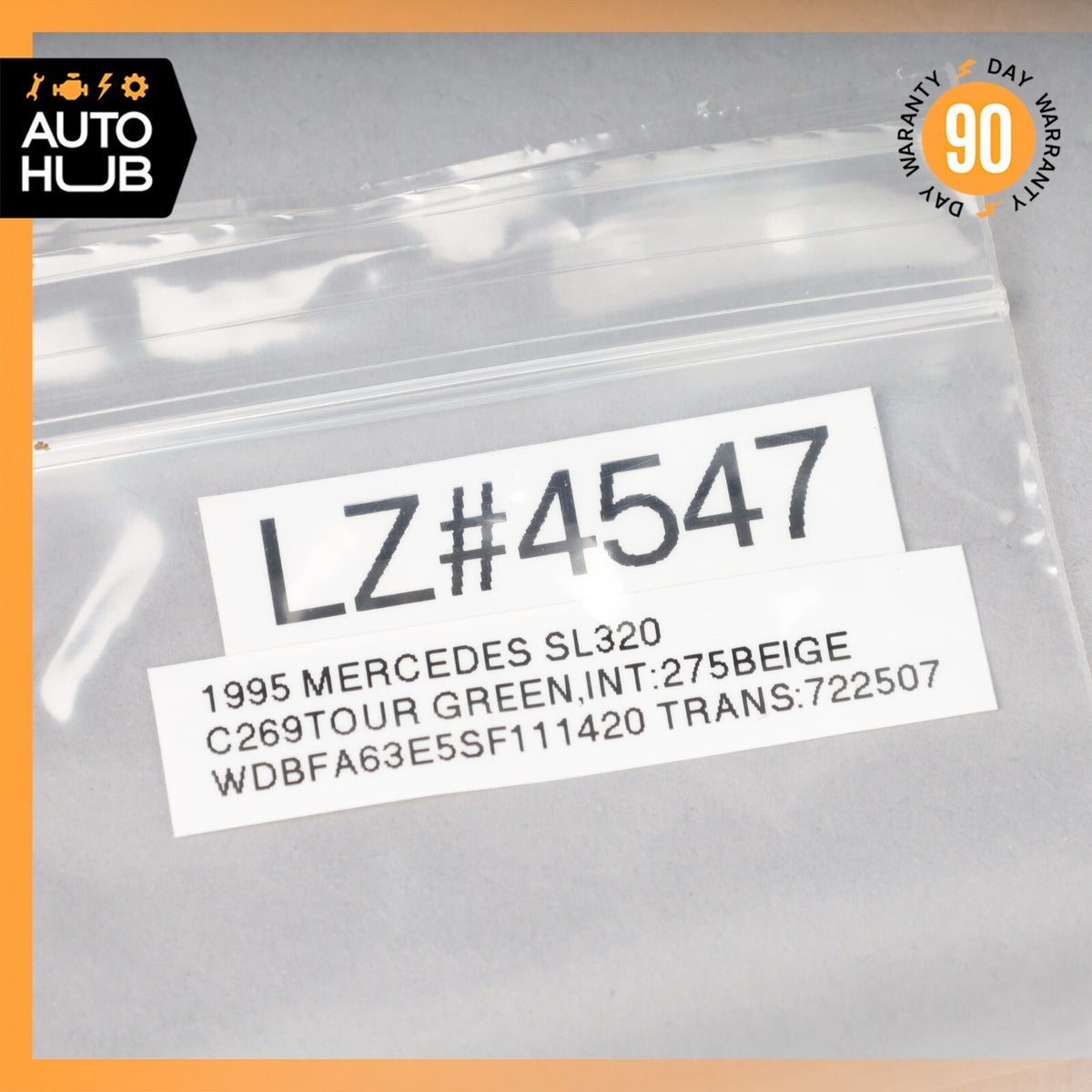 90-95 Mercedes R129 SL320 S500 Hazard Warning Light Switch Button 1408205510 OEM - photo 6