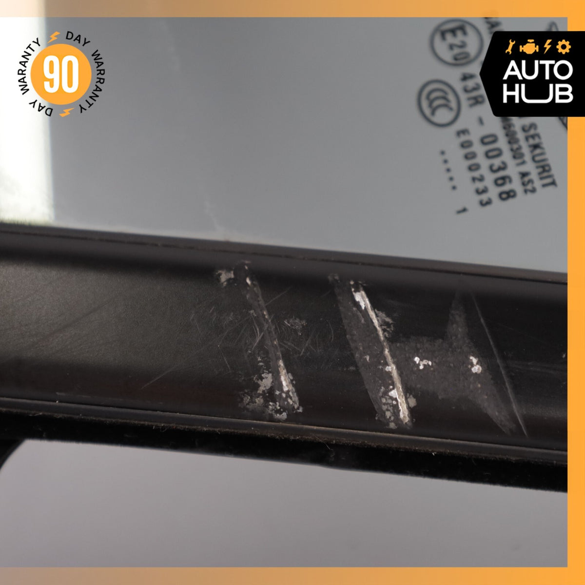 03-17 Bentley Continental GT Front Left Side Door Vent Window Glass OEM 56k - photo 9