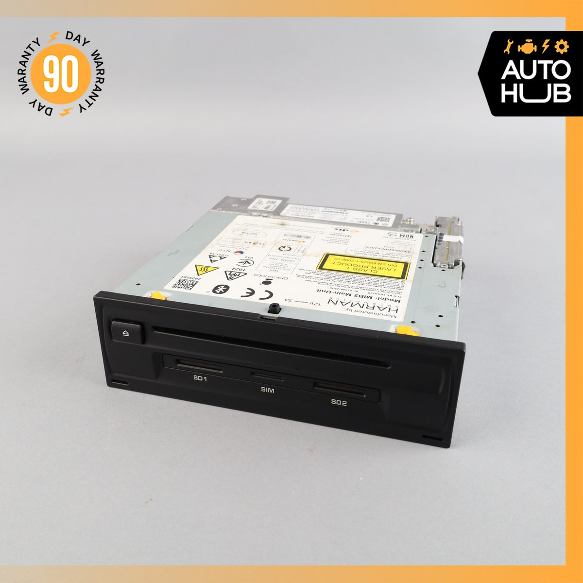 17-18 Porsche Macan 95B AM FM Radio Navigation CD Head Unit 95B035880K OEM - photo 2