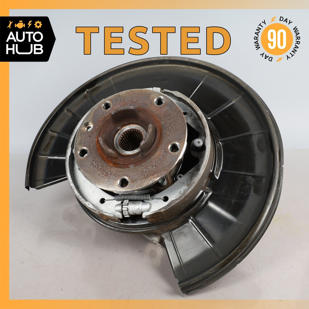 15-18 Porsche Cayenne 958 S Rear Left Side Knuckle Spindle OEM - photo 1