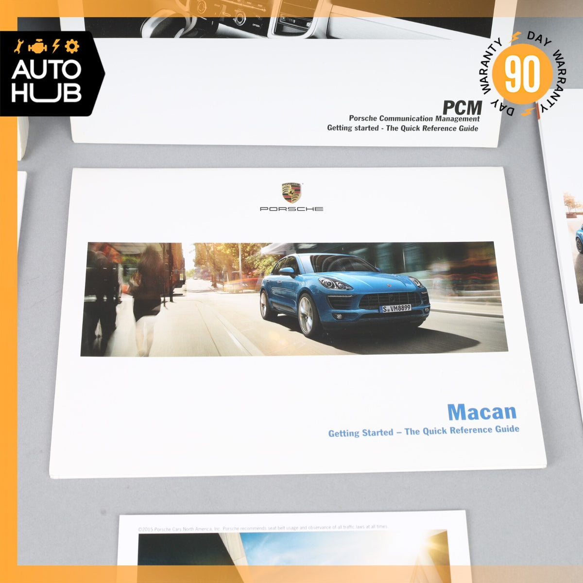 2015 Porsche Macan S 95B Owner's Operator's Manual Book OEM - photo 13