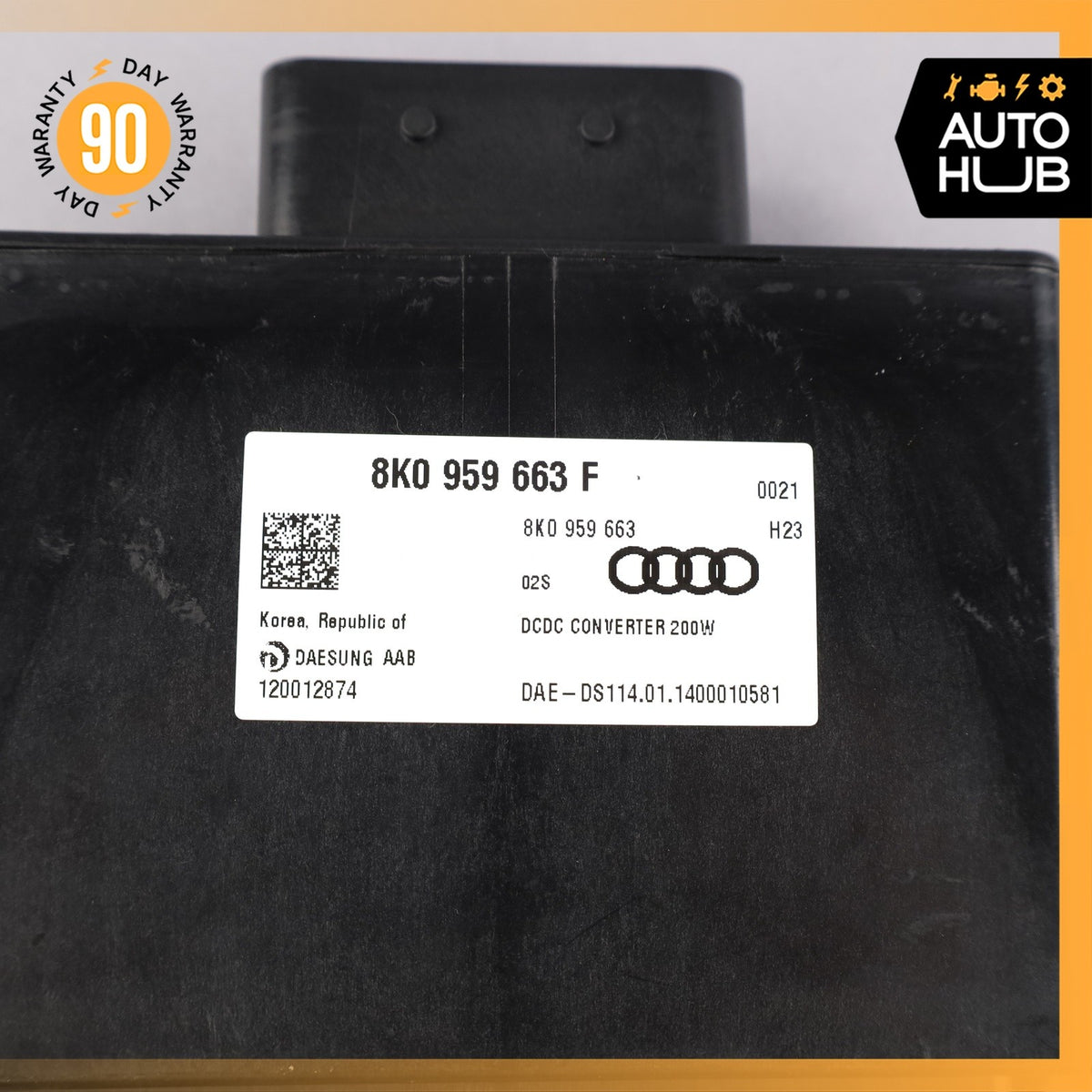 Audi C7 A6 S6 Battery Voltage Stabilizer Control Module 8K0959663F OEM - photo 9