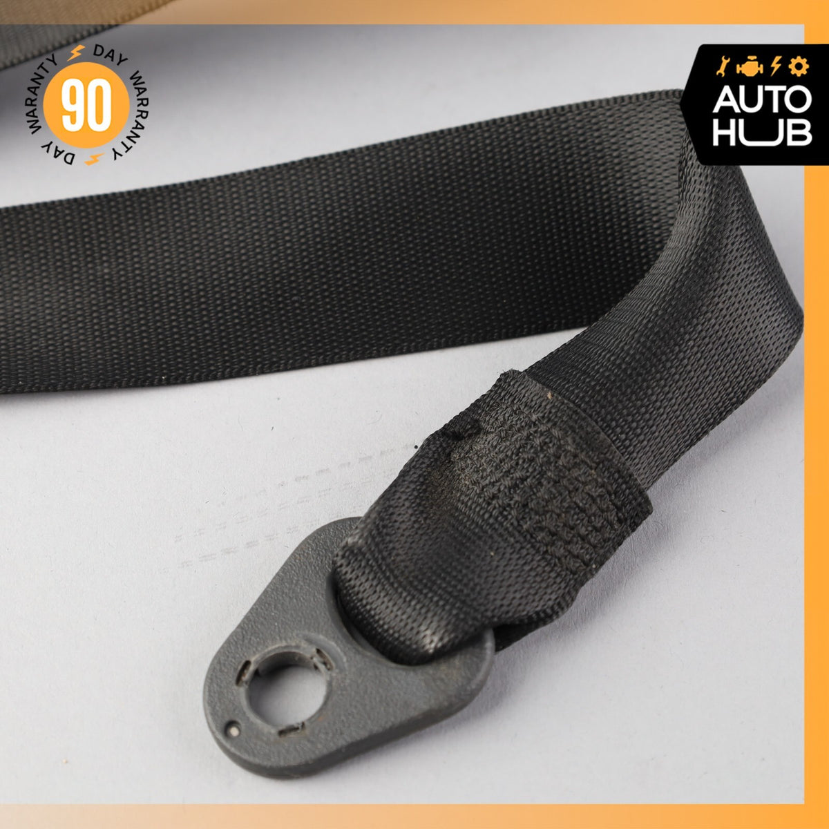 11-14 Mercedes W216 CL550 CL63 AMG Front Left Driver Side Seat Belt Black OEM - photo 2
