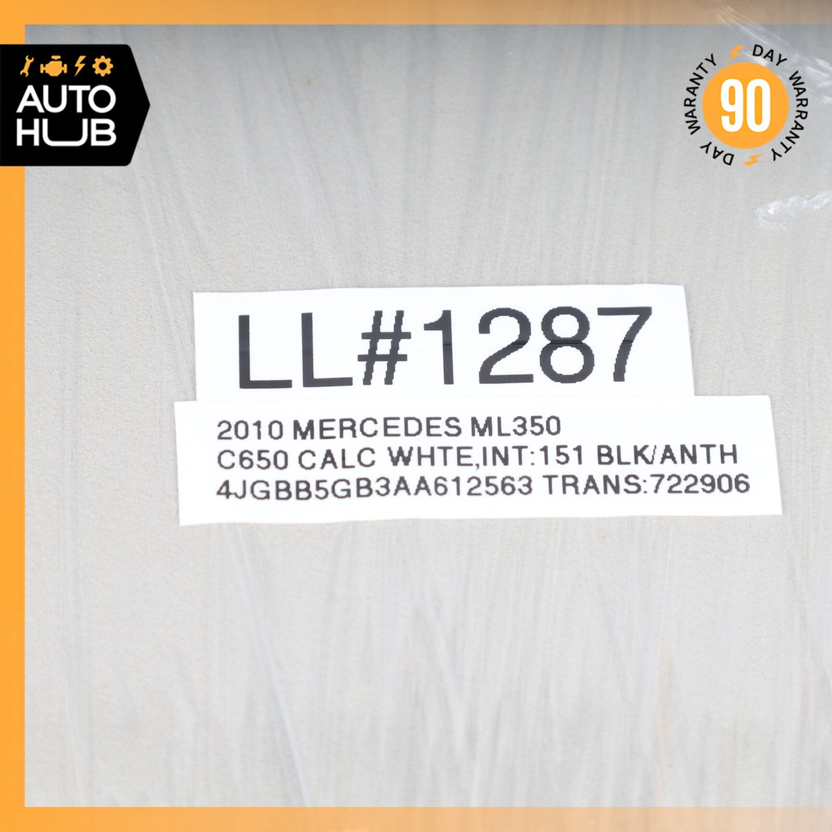 06-12 Mercedes W164 ML350 GL550 Sun Visor Sunvisor Front Right Side Gray OEM - photo 12