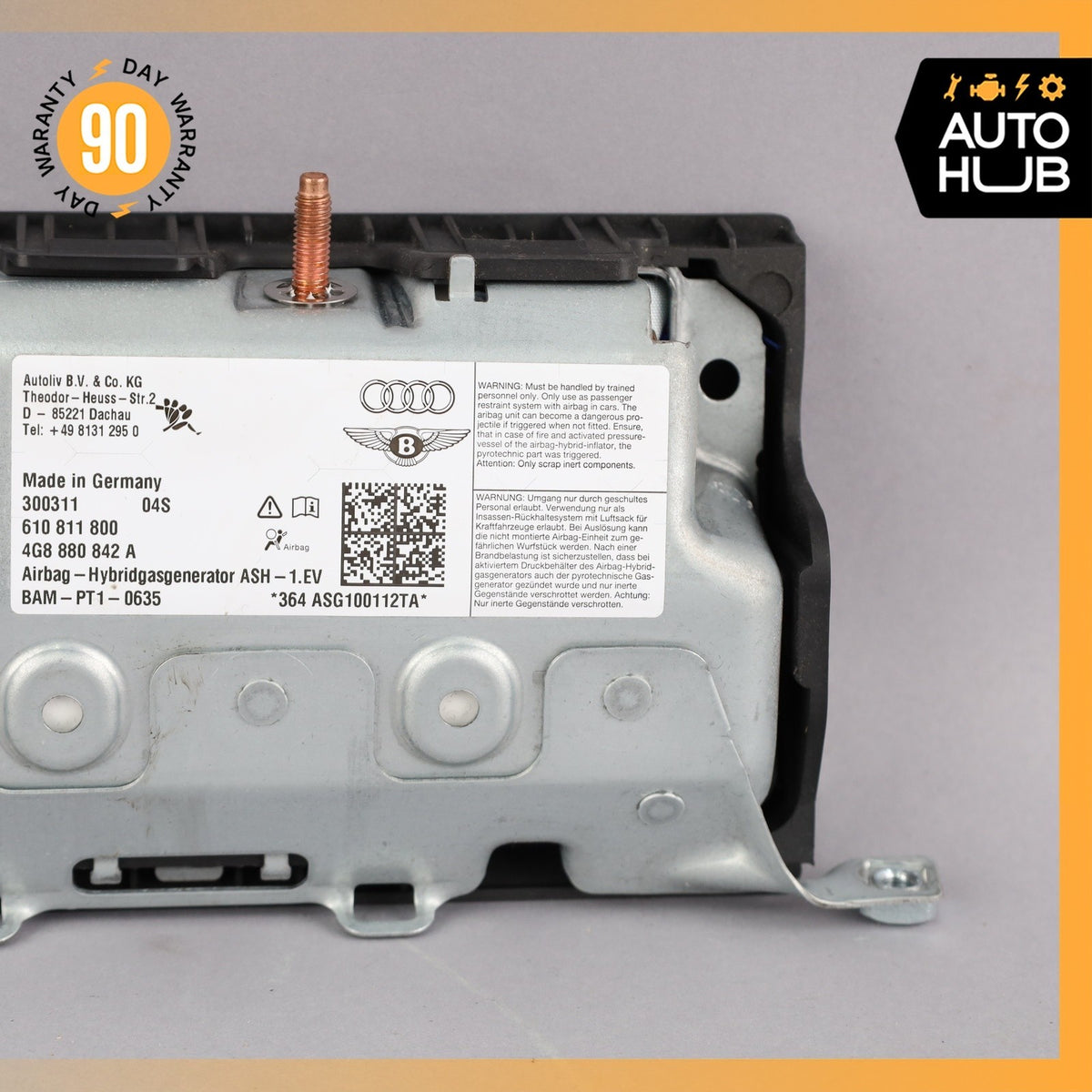 Audi 4G8 A7 S7 Right Dashboard Lower Knee Panel Airbag 4G8880842A OEM - photo 8