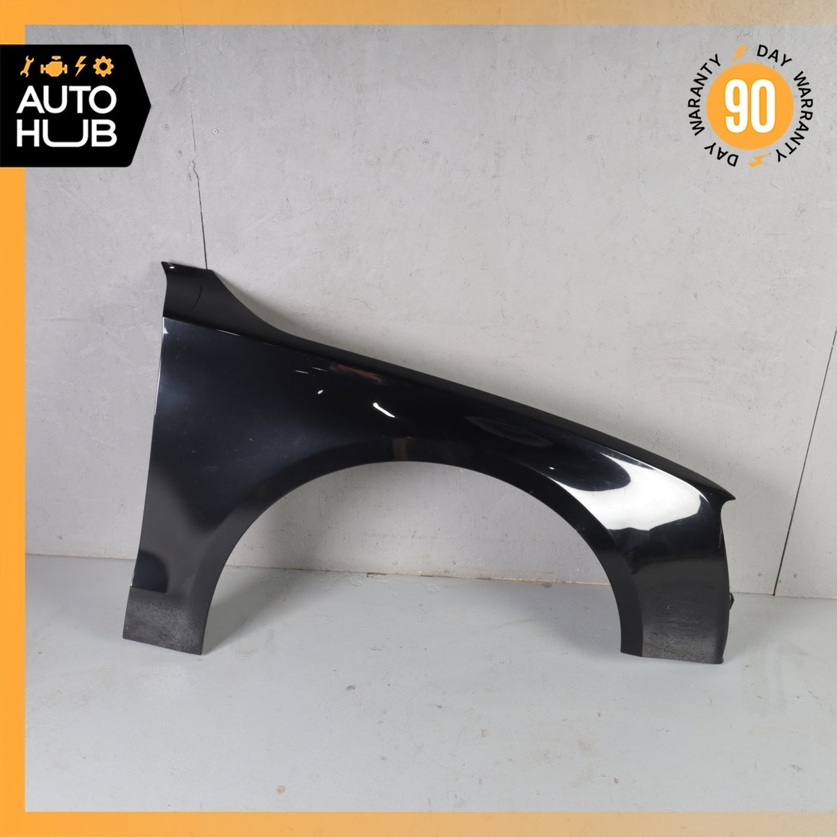 11-18 Audi D4 A8L S8 Right Passenger Side Fender Wing Panel Black OEM - photo 1