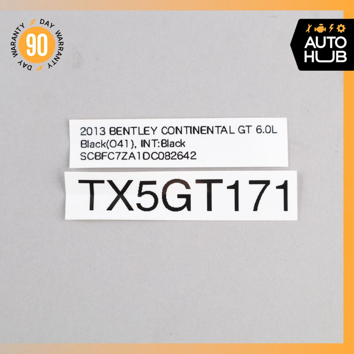 Bentley Continental GT Coupe Rear Center Console Trim Bezel Black OEM - photo 9