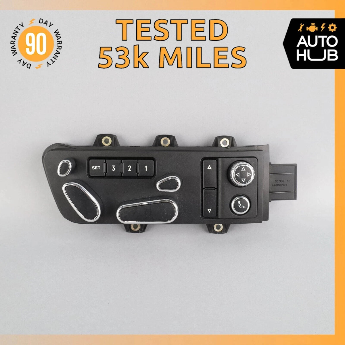 Bentley Continental Flying Spur Front Right Seat Control Memory Switch OEM 53k - photo 1