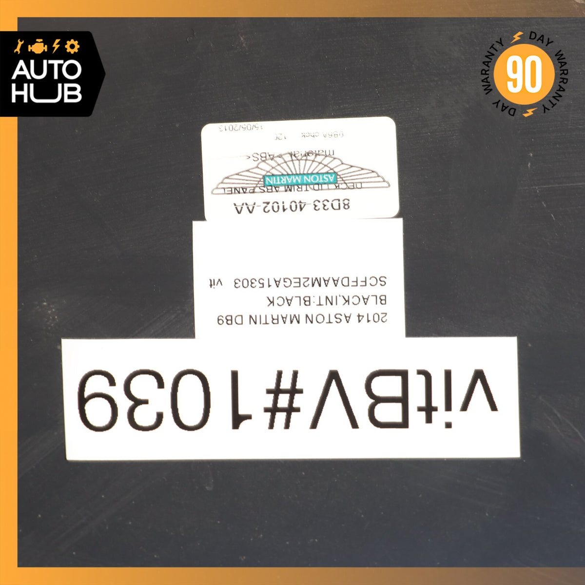 05-16 Aston Martin DB9 Coupe Trunk Panel Floor Carpet Cover OEM 35k - photo 18