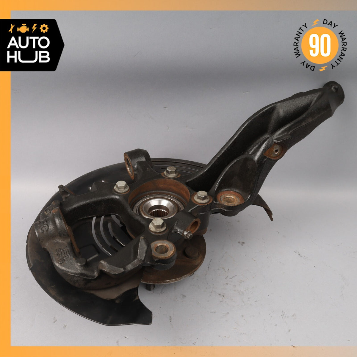 14-16 Land Rover LR4 HSE Front Right Side Spindle Knuckle Hub OEM 86k - photo 12