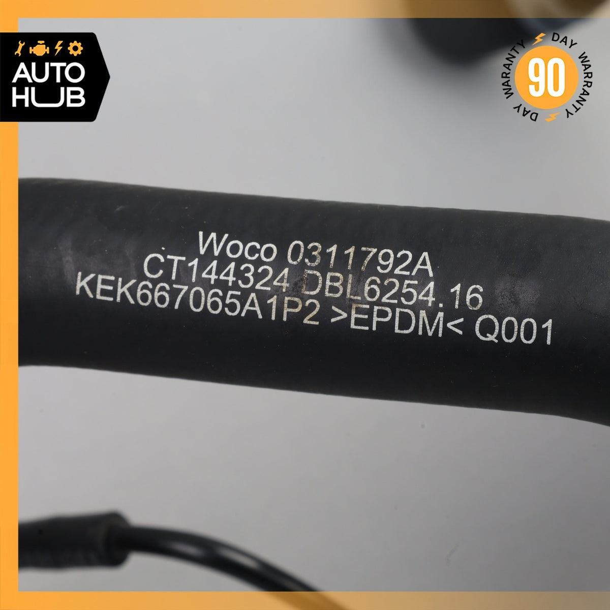 16-19 Mercedes X253 GLC300 Between Thermostat Heater Water Line OEM - photo 8