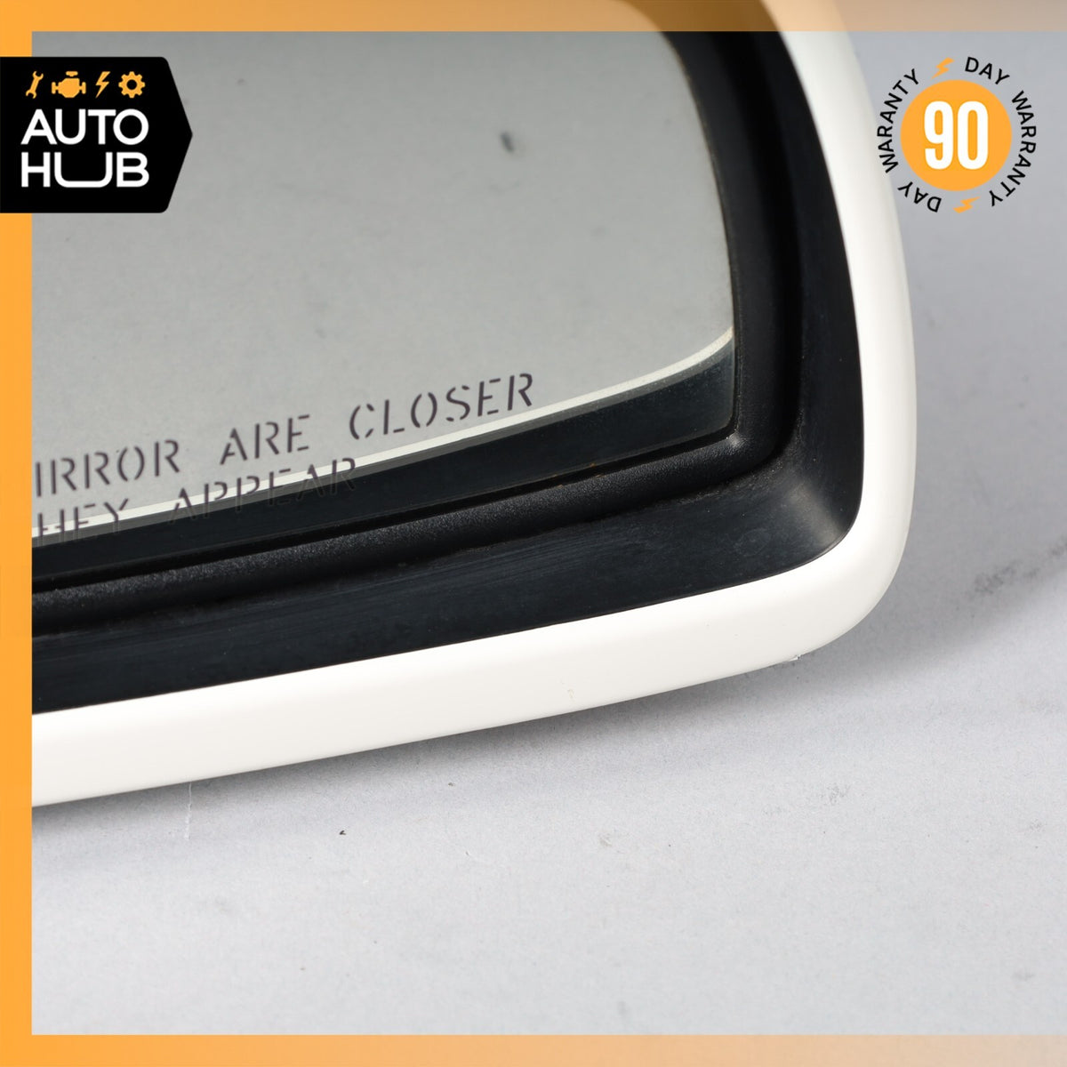 06-10 BMW E64 650i Right Side Rear View Door Mirror Alpine White OEM 65k - photo 7