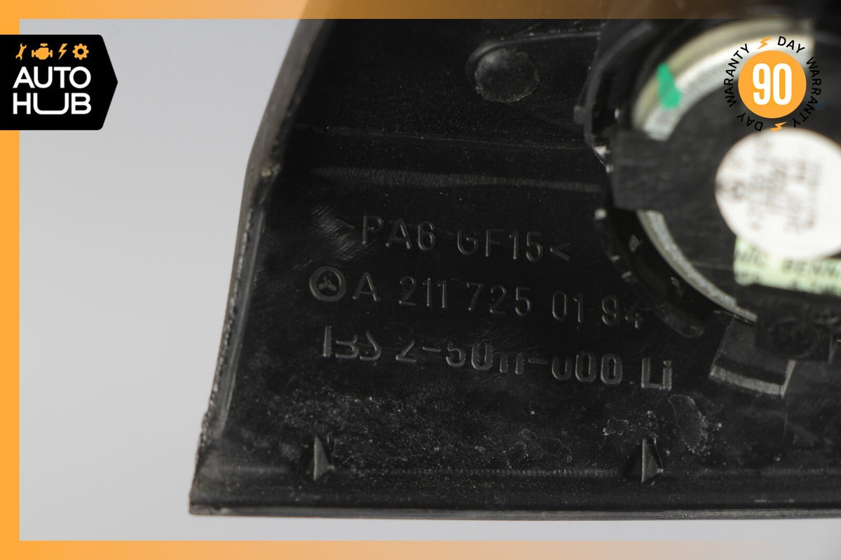 07-09 Mercedes W211 E63 AMG E350 E550 Front Left Tweeter Speaker Cover Black OEM - photo 9