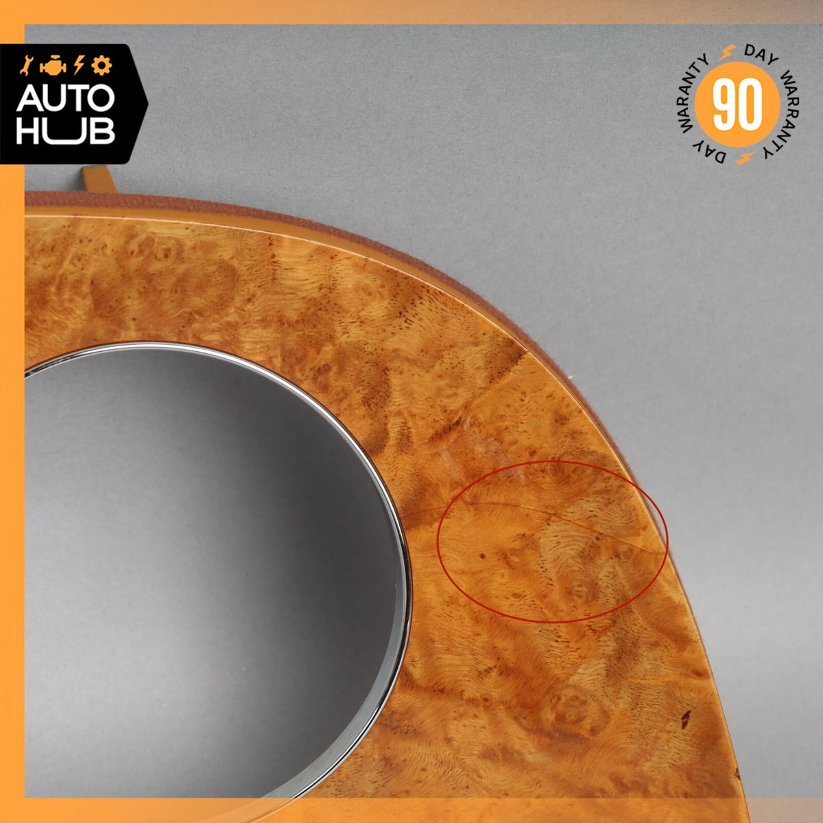 03-13 Bentley Continental GT GTC Dash Panel Speedometer Bezel Trim Wood OEM - photo 7