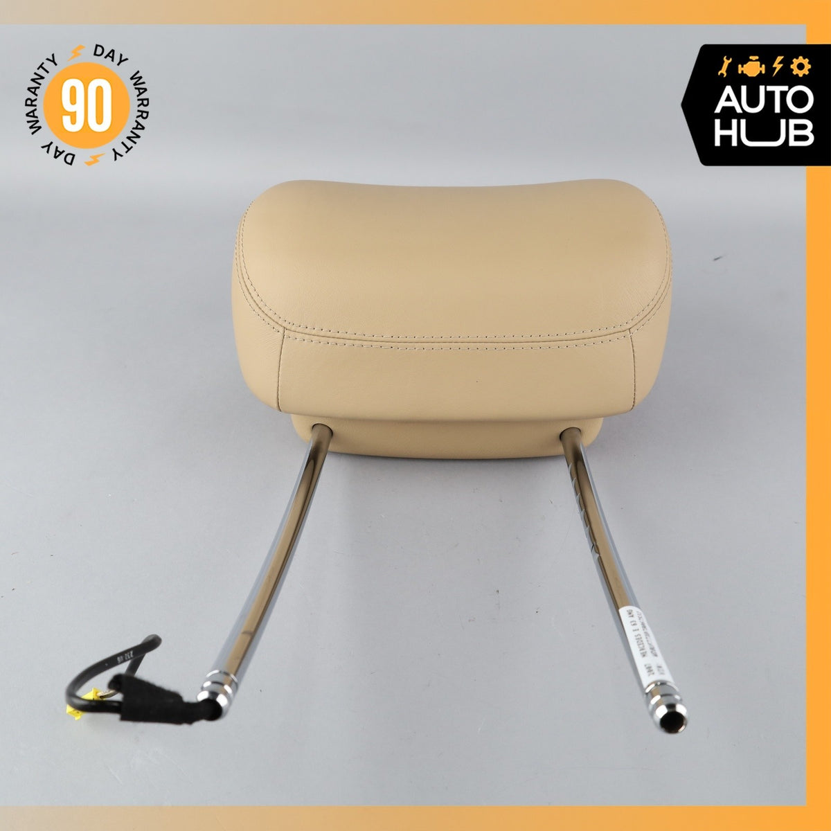 07-09 Mercedes W211 E63 AMG Seat Headrest Head Rest Left Or Right Side Beige OEM - photo 13