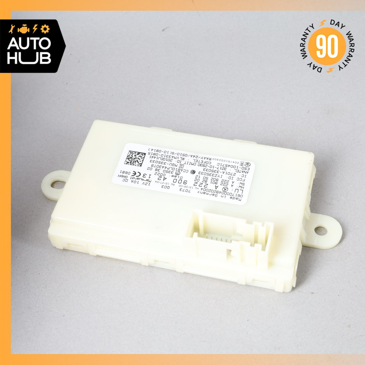Mercedes W205 C350e Keyless Go Entry Control Module 2229004213 OEM - photo 2
