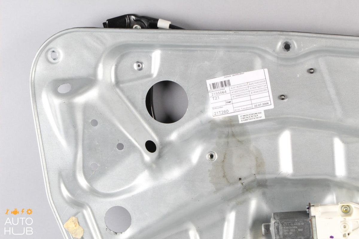 06-12 Mercedes W164 ML500 GL450 Window Regulator Panel Front Left Side OEM - photo 2