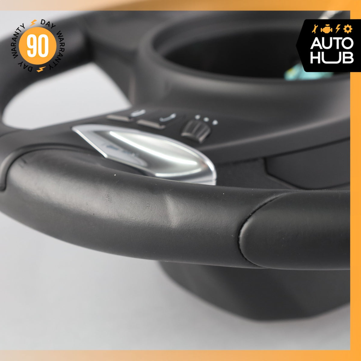 11-16 Porsche Panamera 970 / Cayenne Steering Wheel w/ Paddle Shifters Black OEM - photo 18
