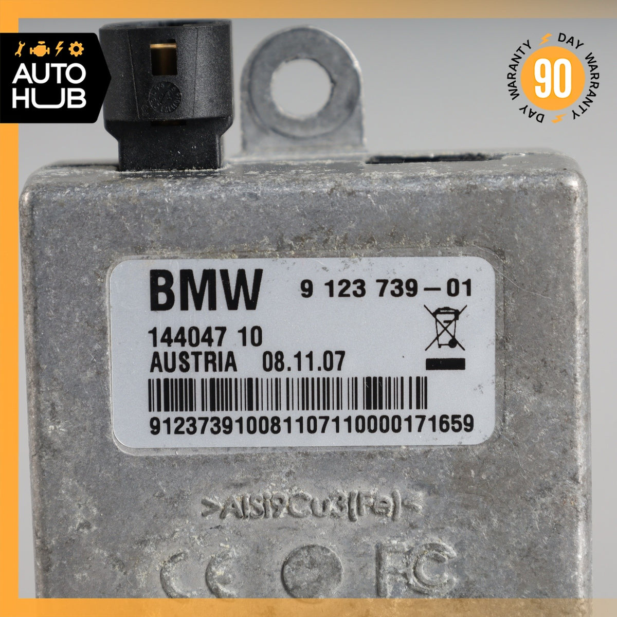 04-10 BMW E60 550i 528i 535i USB Multimedia Hub Control Module 9123739 OEM - photo 6