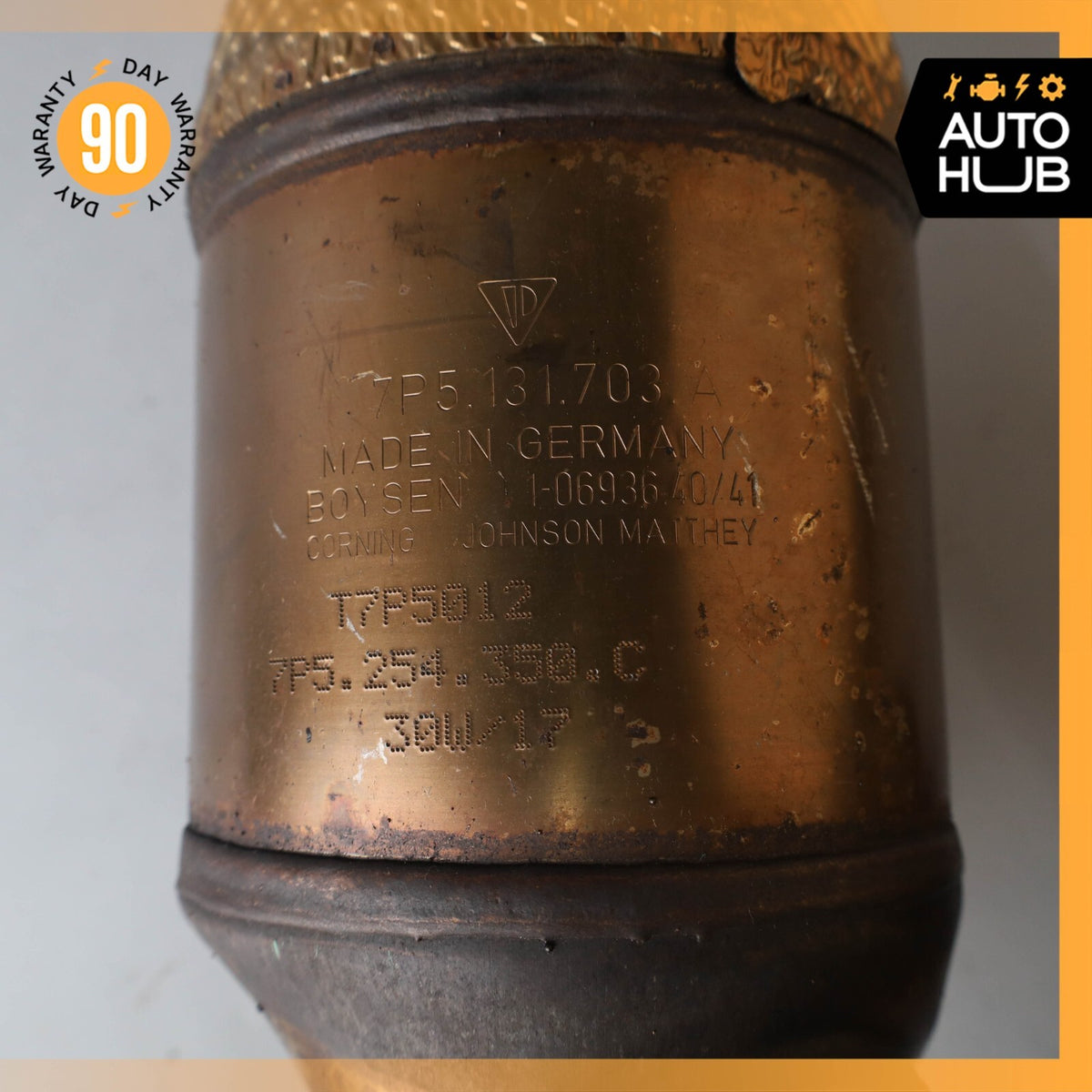 Porsche Cayenne 958 GTS S Front Engine Exhaust Downpipe Left & Right Set OEM 39k - photo 14