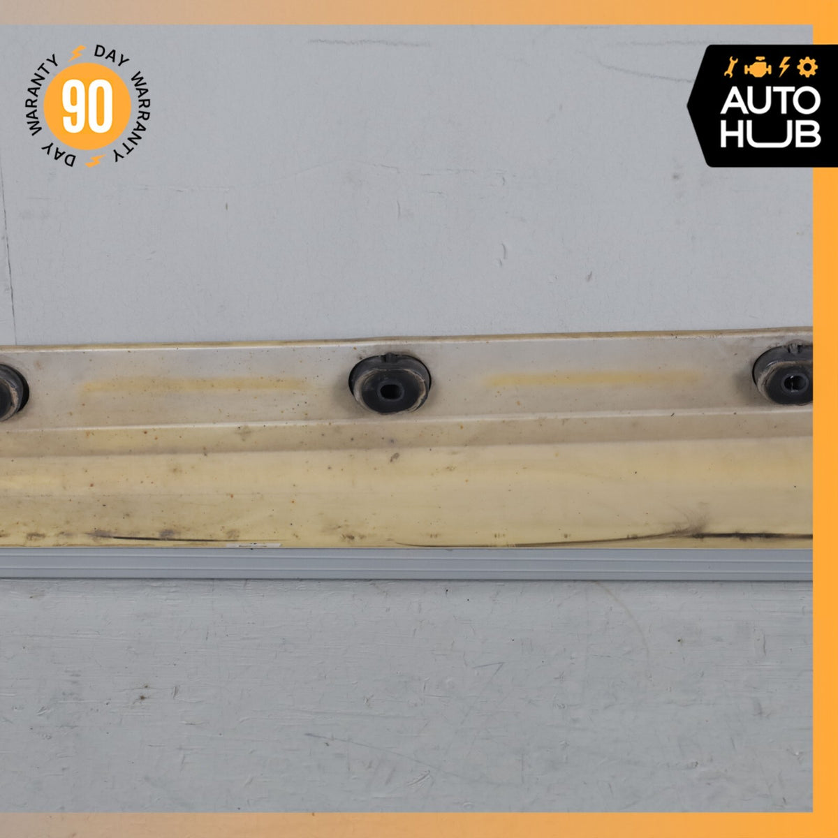07-13 Mercedes W221 S550 S400 Left Side Skirt Rocker Panel Molding Silver OEM - photo 11