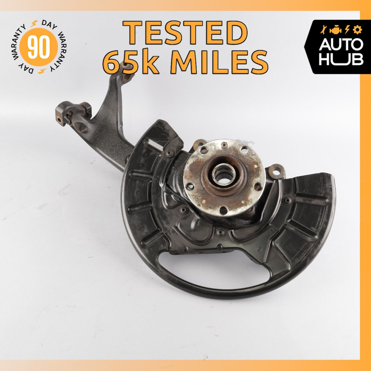 03-07 Bentley Continental GT Front Left Driver Side Spindle Knuckle Hub OEM 65k - photo 1