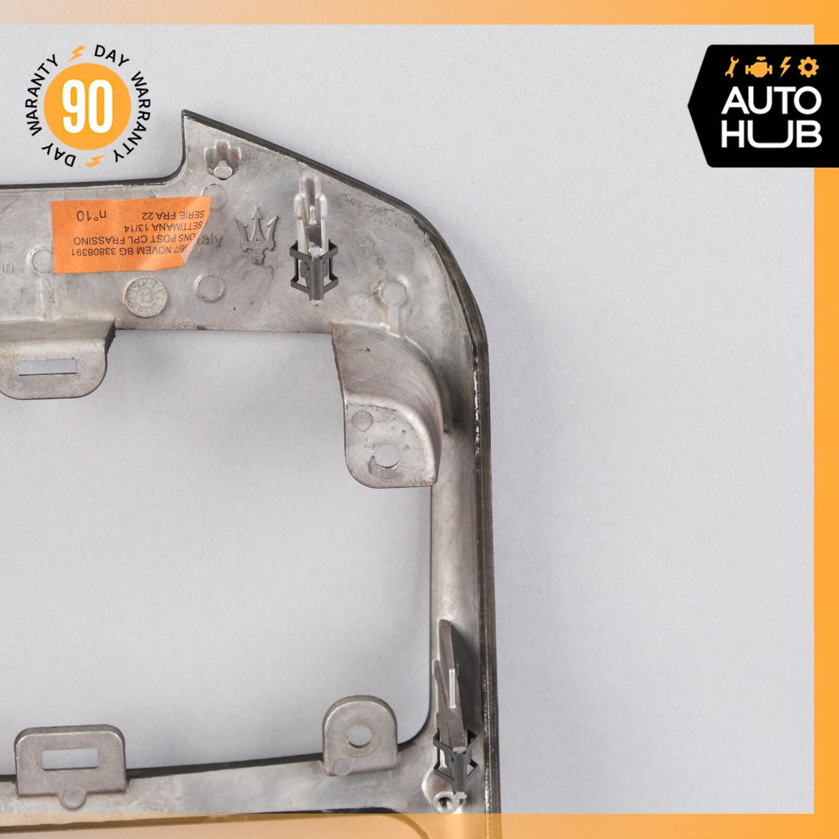 14-23 Maserati Quattroporte S Q4 M156 Rear Center Console Trim Plate OEM - photo 9
