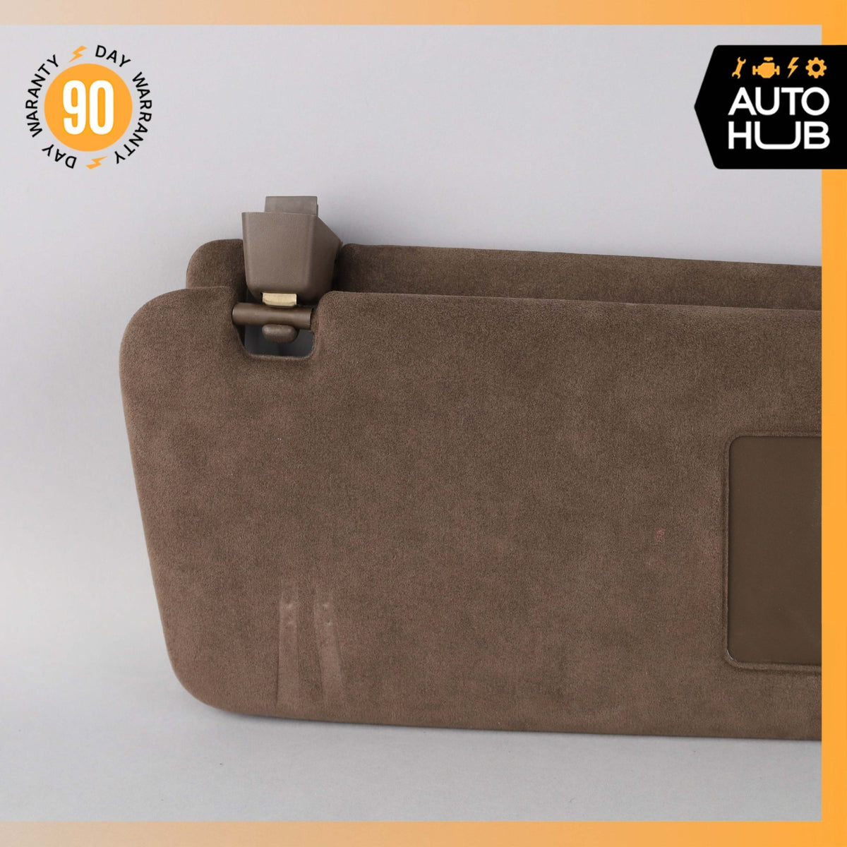 15-18 Porsche Cayenne 958 Sun Visor Sunvisor Right Side Suede Brown OEM - photo 8