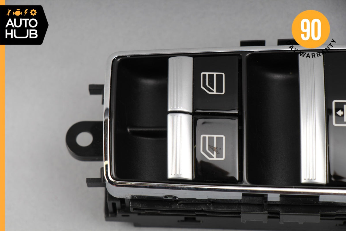 10-13 Mercedes W221 S550 S400 S63 Rear Window Glass & Shade Regulator Switch OEM - photo 2