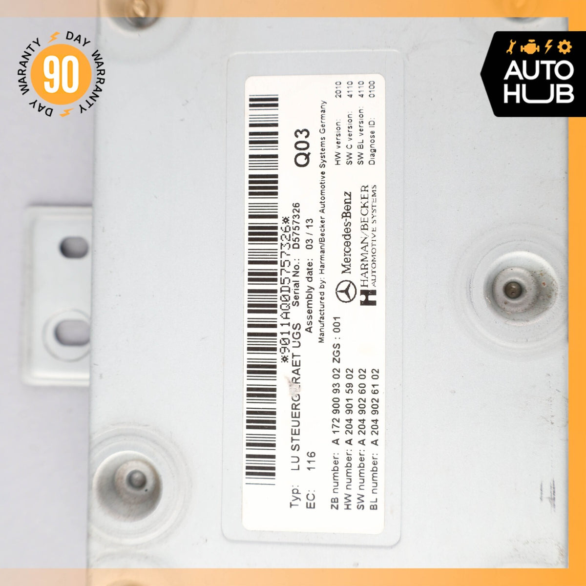Mercedes W221 S63 CL550 SLK350 Communication Interface Module OEM - photo 8