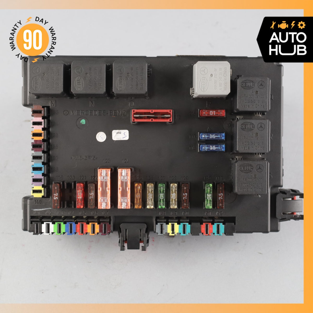 10-13 Mercedes W221 S400 S550 S65 AMG Rear Sam Fuse Box Relay Module Control OEM - photo 4