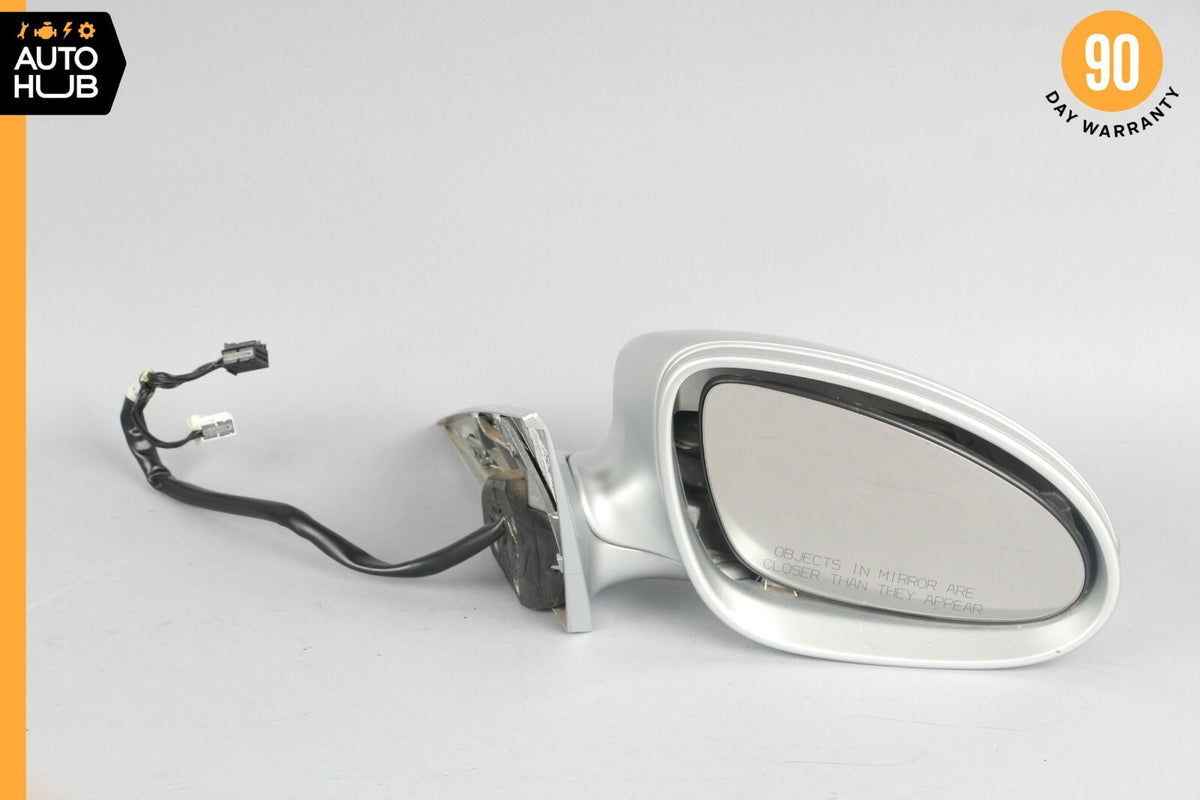 06-08 Mercedes W219 CLS500 CLS550 Side Rear View Door Mirror Right Silver OEM - photo 1