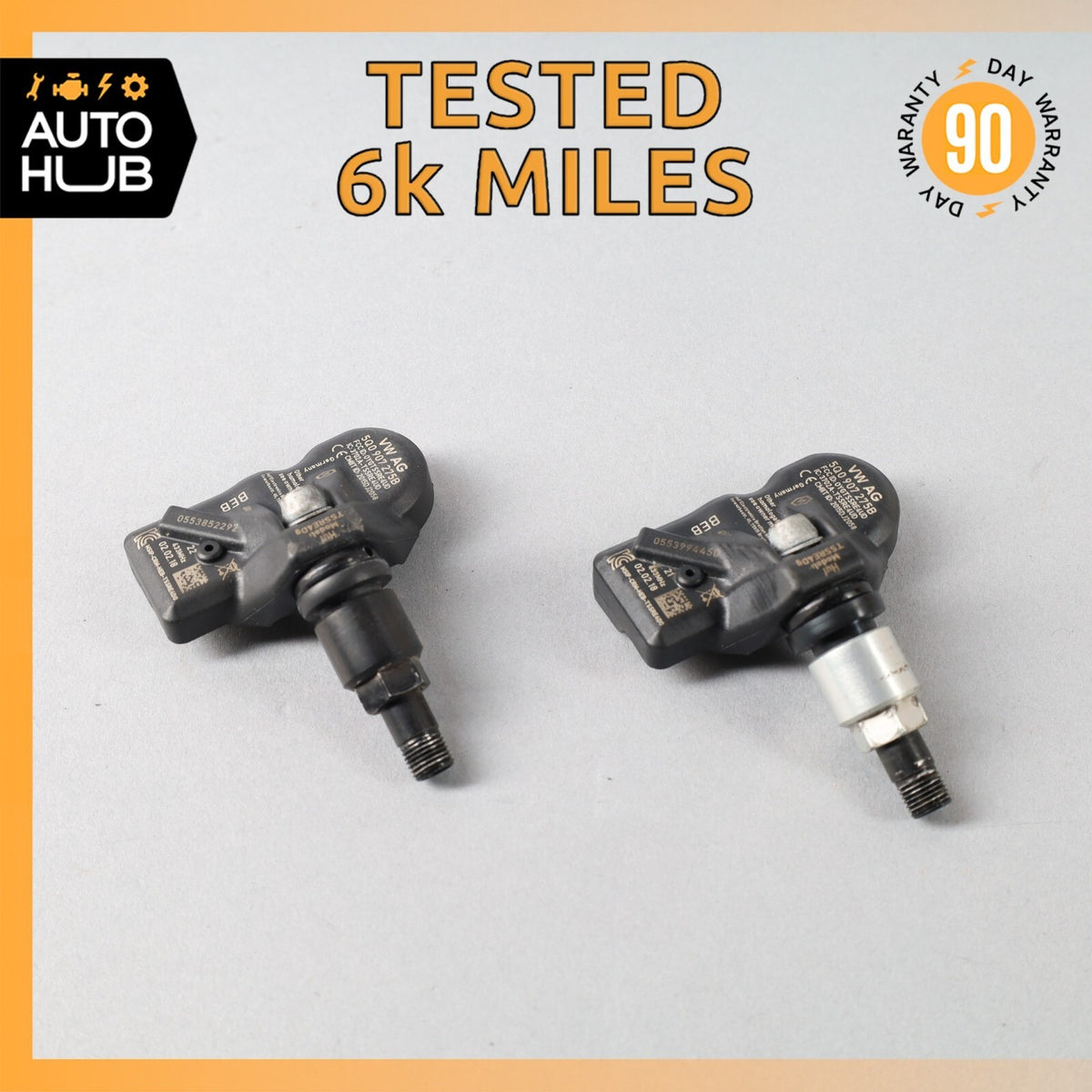 2018 Porsche Panamera 971 4S TPMS Tire Pressure Sensor Set of 2 OEM 6k MILES - photo 1