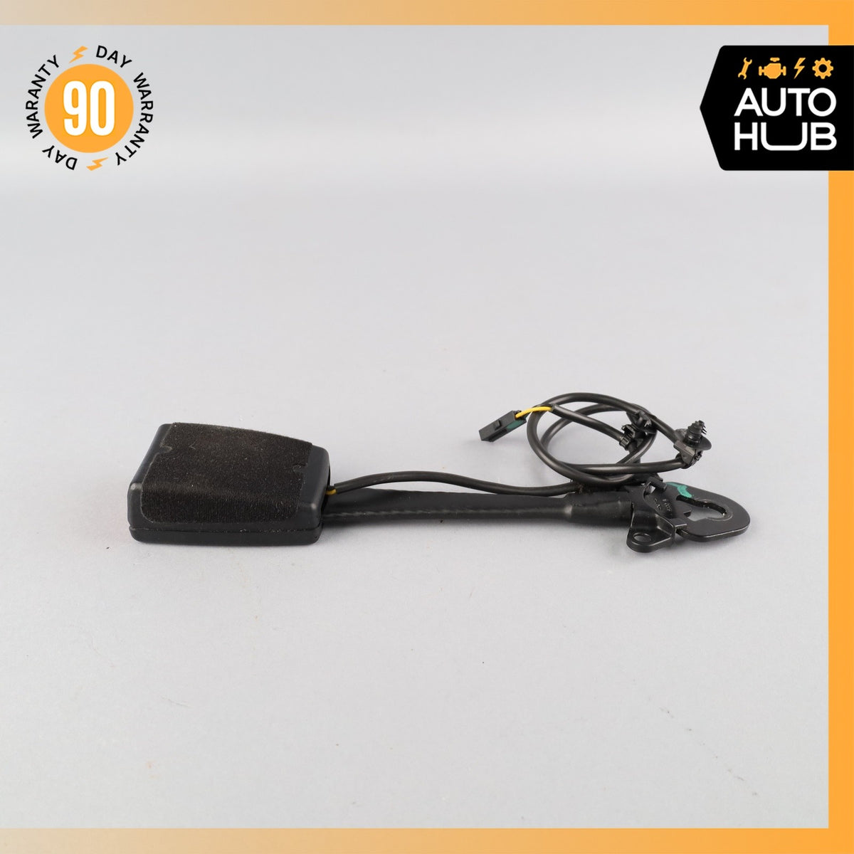 11-18 Porsche Cayenne 958 Front Left Seat Belt Buckle Black 7P0857755 OEM - photo 2