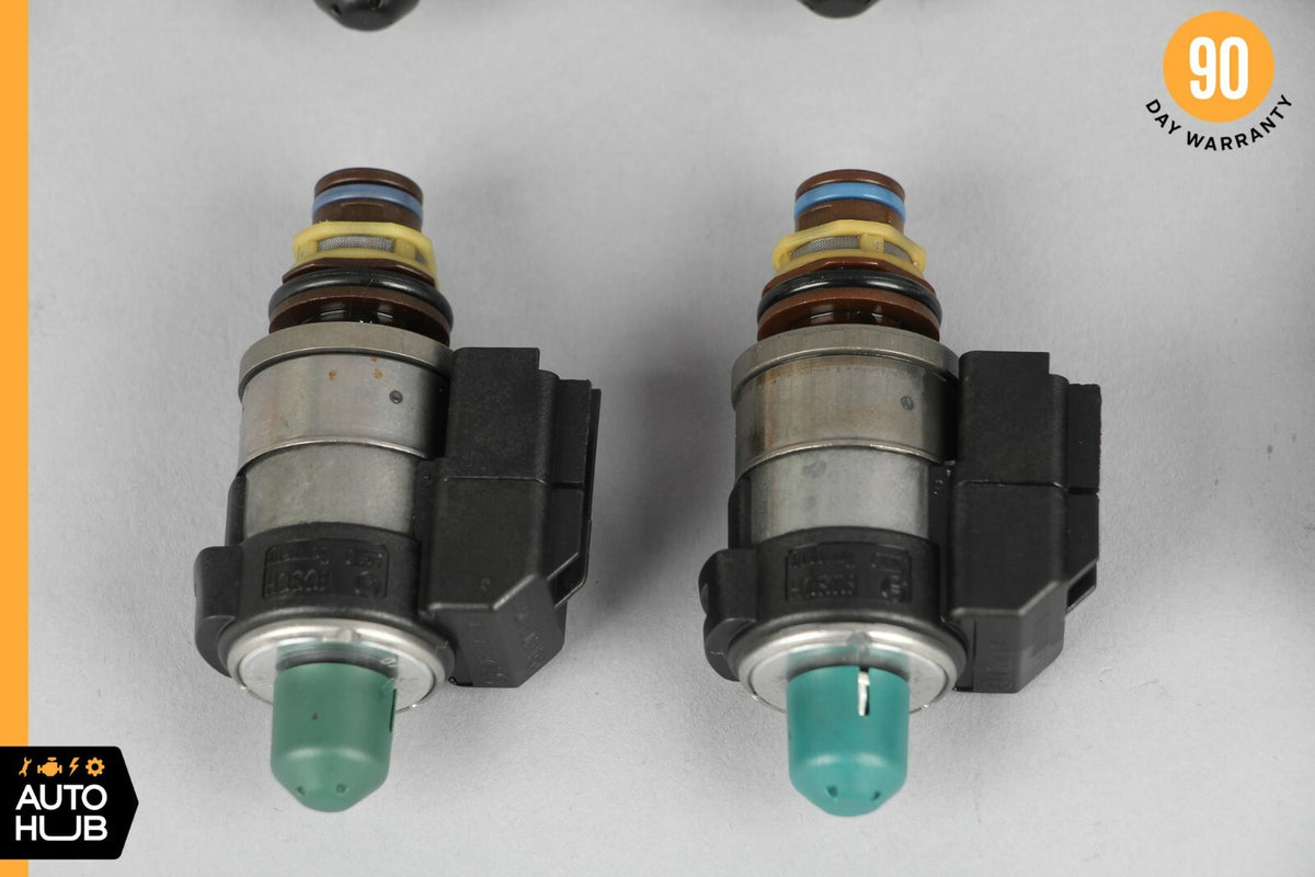 Mercedes S500 CL550 722.9 Transmission Solenoid Valve Blue & Black Caps Set of 8 - photo 8