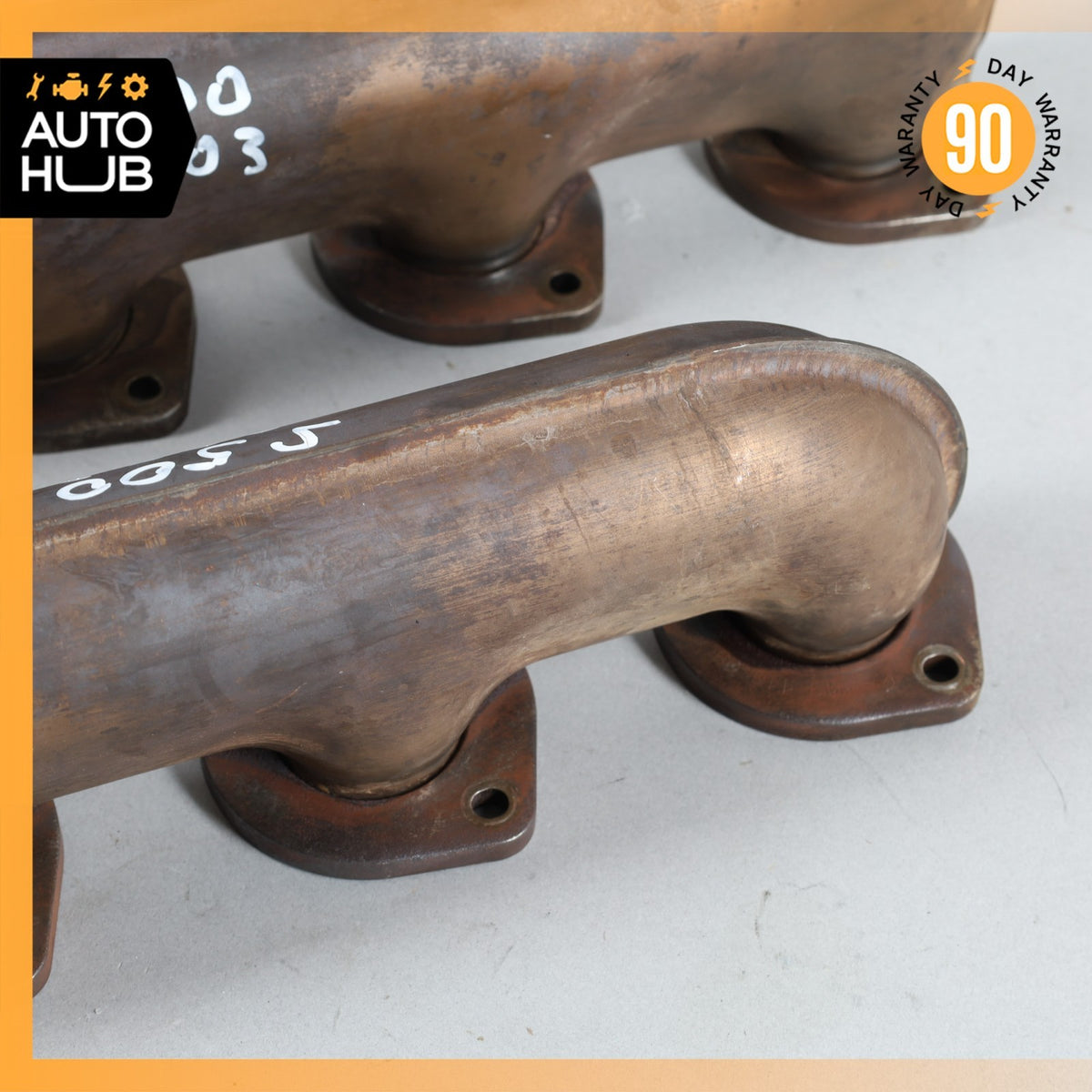 03-06 Mercedes R230 SL500 CLK500 Exhaust Manifold Right & Left Set of 2 OEM - photo 10